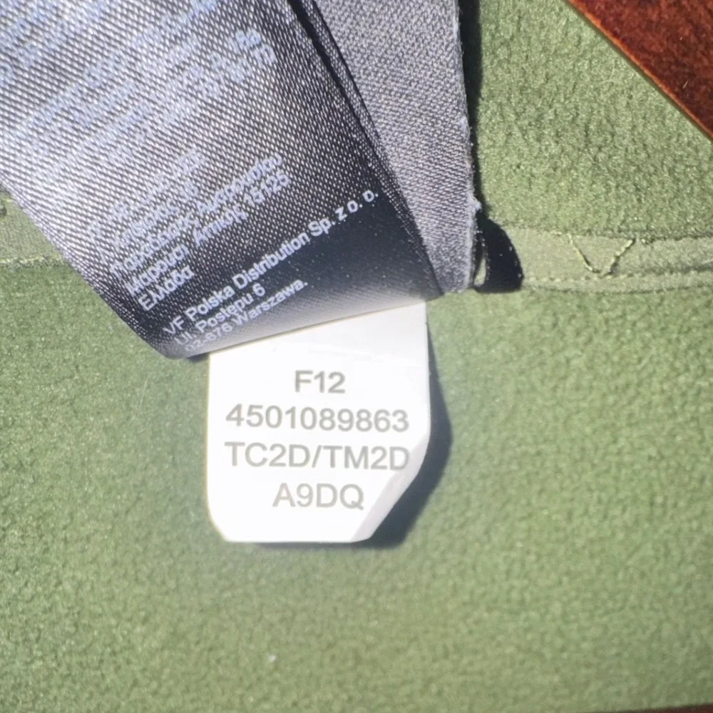The North Face TKA Glacier Full-Zip Fleece Mens M Green A9DQ Excellent‎ Zip-In